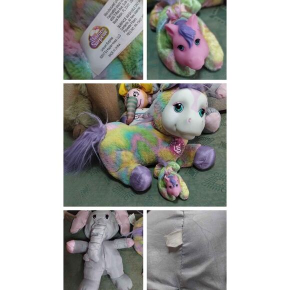 Vintage Plush LOT Of 5 Heffalump Unicorn Surprise Elephant Anteater RARE Stuffie - Picture 4 of 10